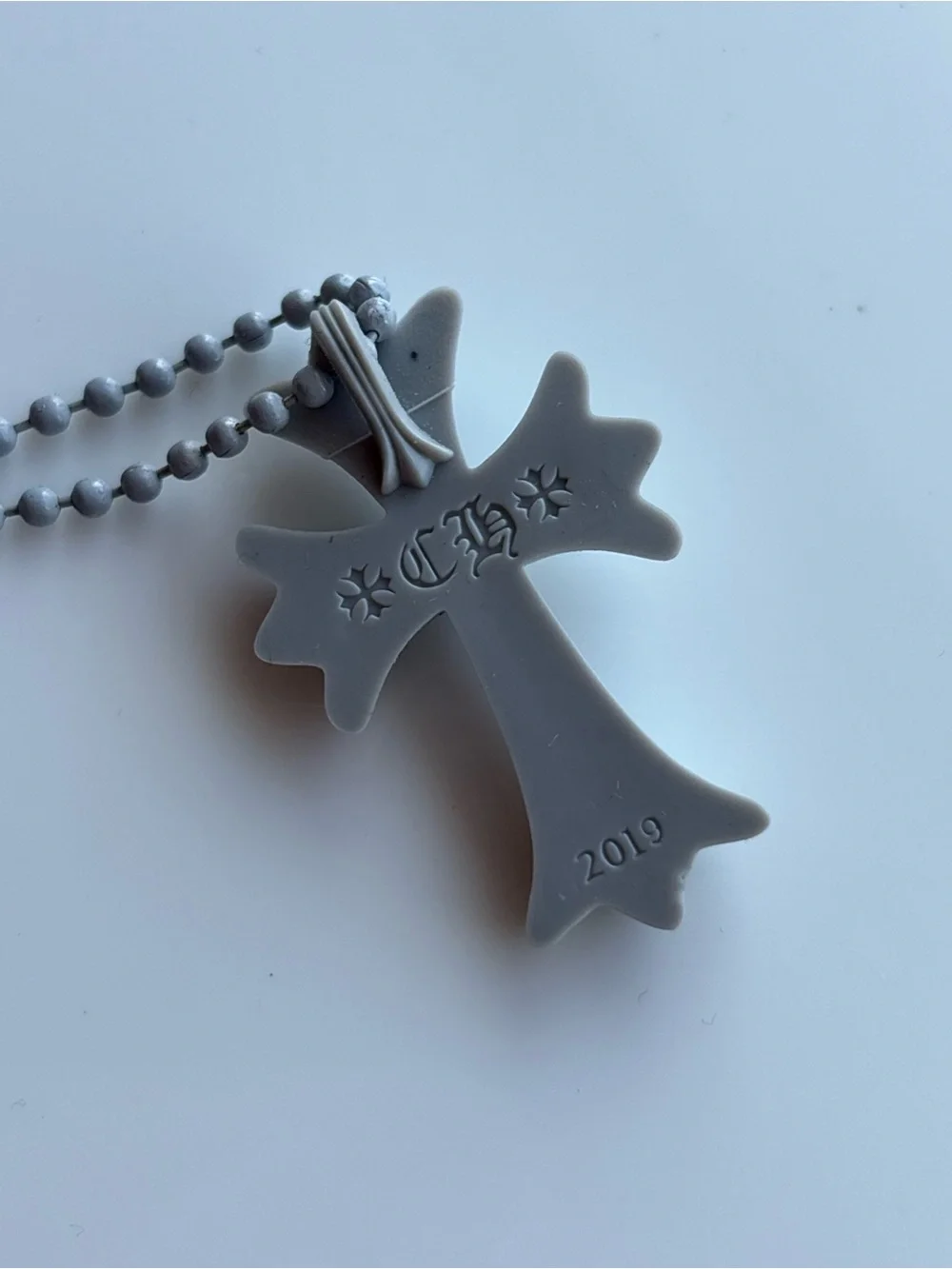 White Chrome Hearts Necklace